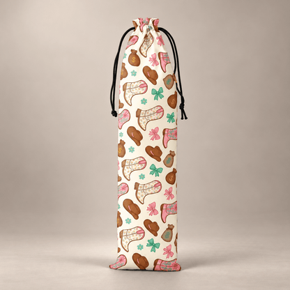 Cowboy boots pattern Cartoon Mahjong Rack Storage Bag standing product image